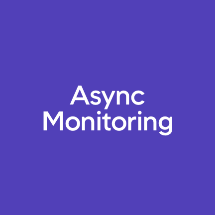 Async Monitoring language supported image